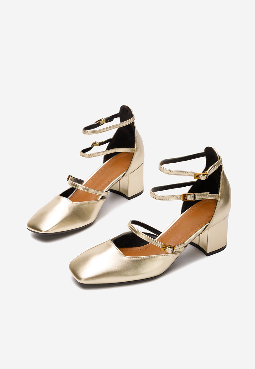 Oбувки с дебел ток Demara V2 златен