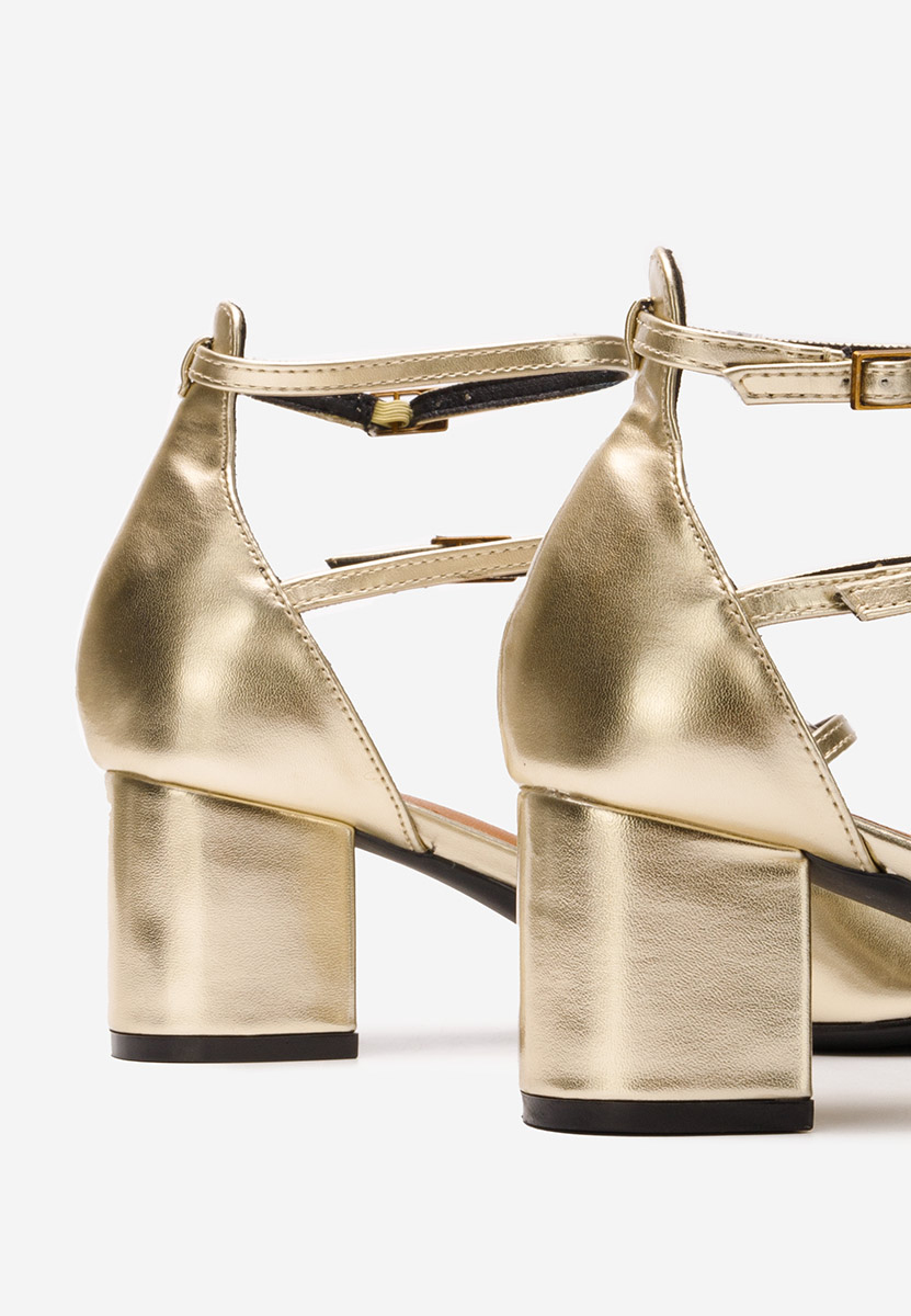 Oбувки с дебел ток Demara V2 златен