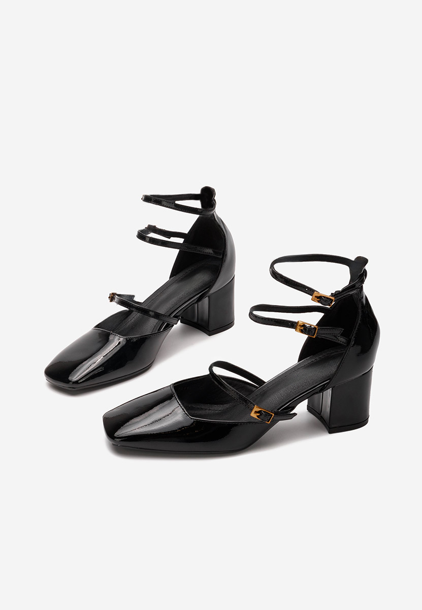 Oбувки с дебел ток Demara V3 черни