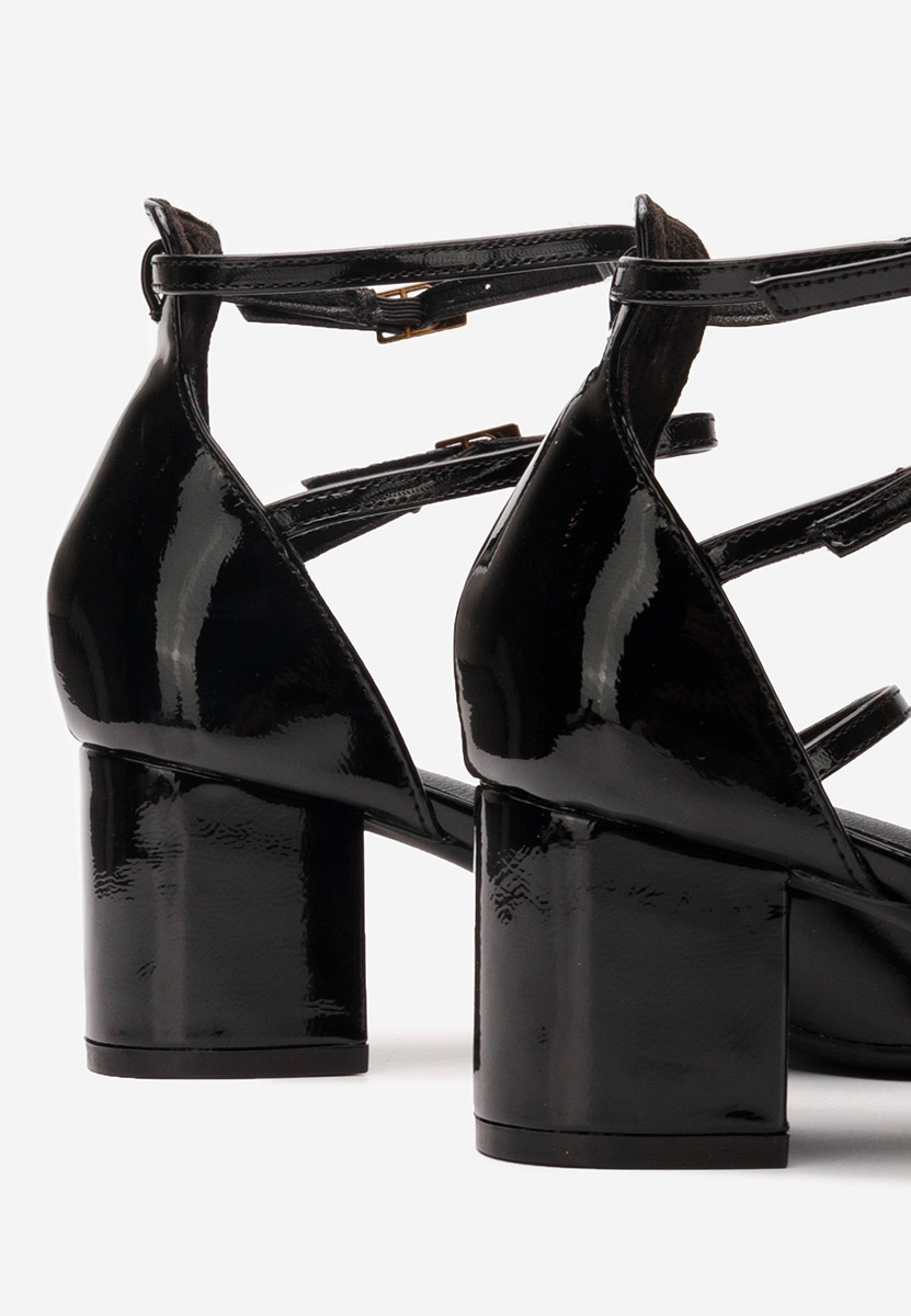 Oбувки с дебел ток Demara V3 черни