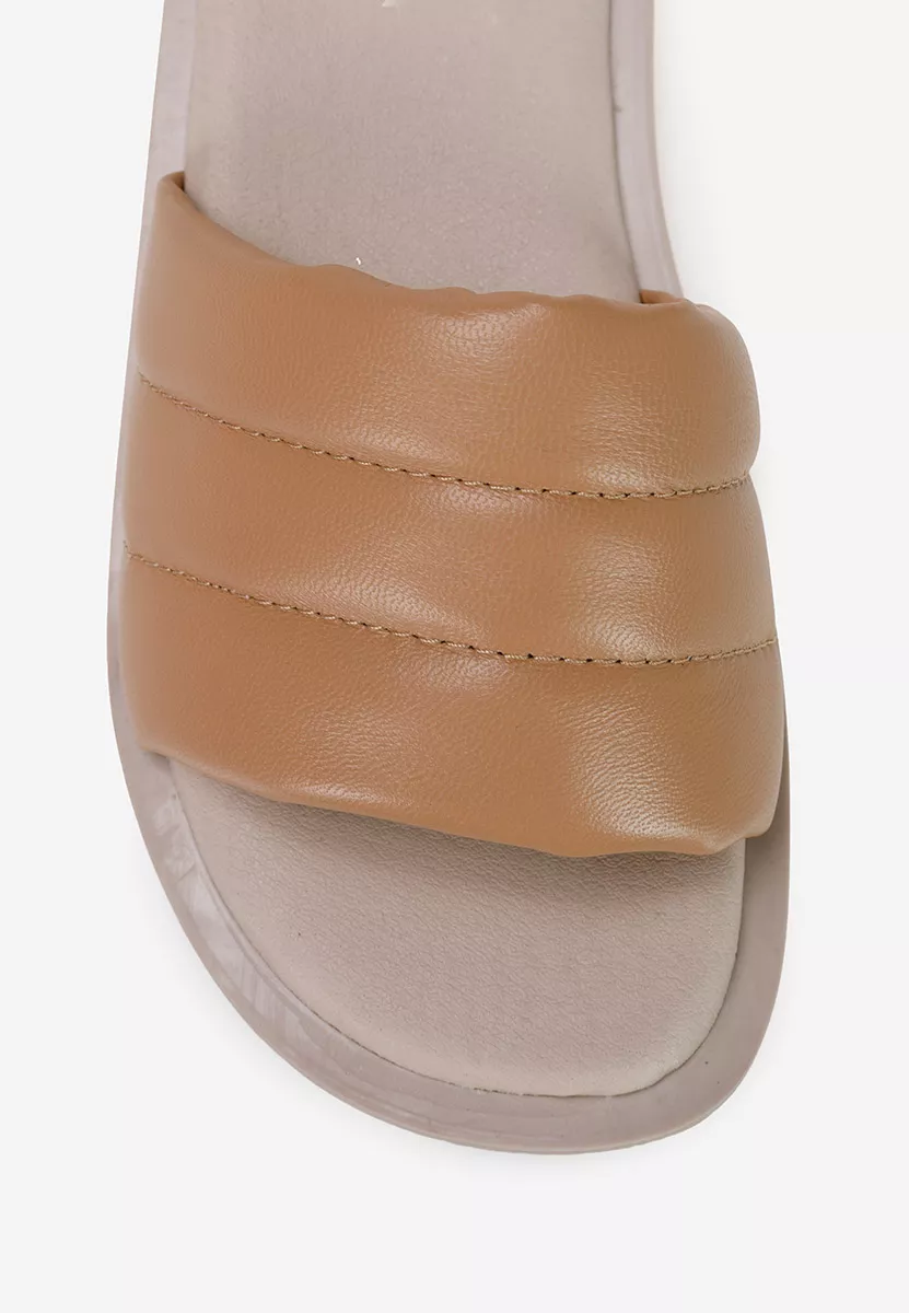 Чехли от естествена кожа Gijon V3 бежов