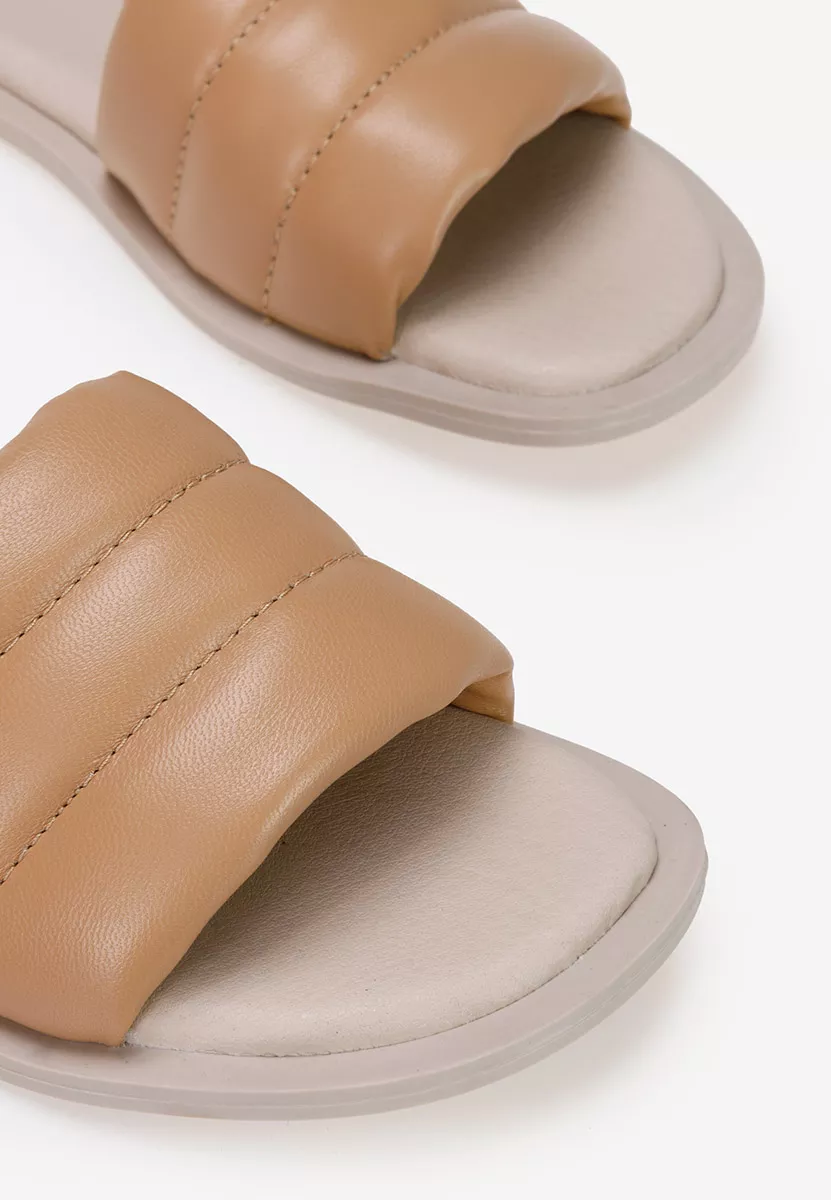 Чехли от естествена кожа Gijon V3 бежов