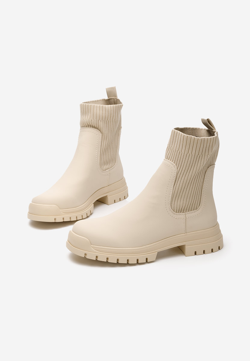 Дамски боти Eonova бежов