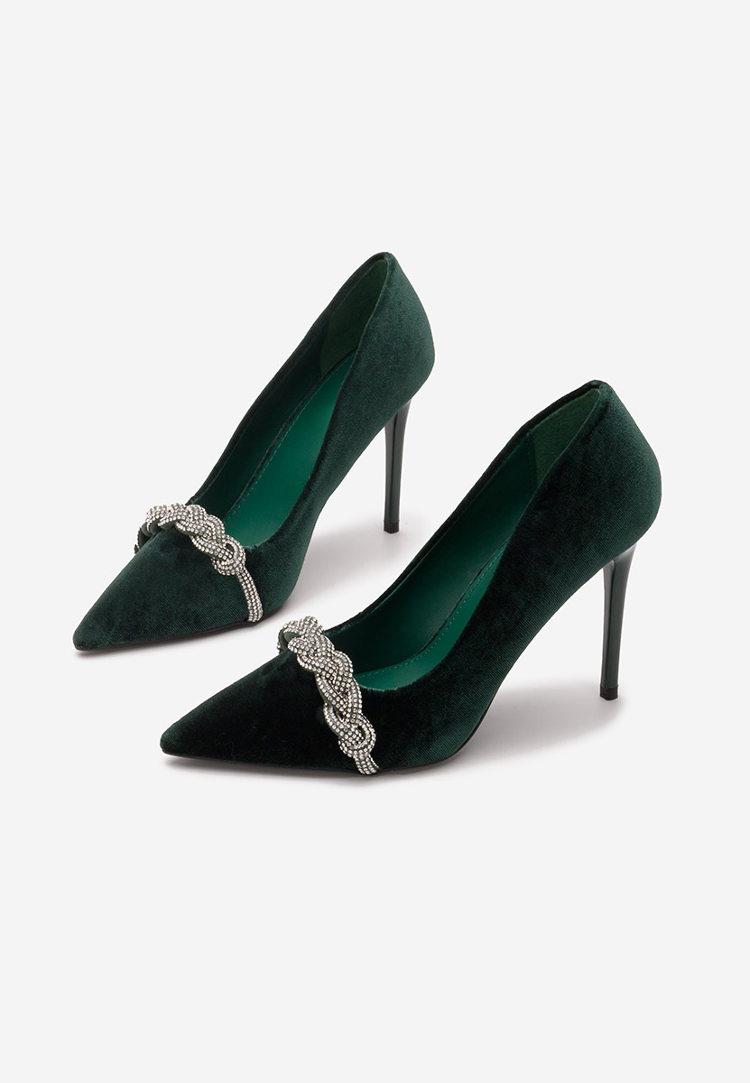 Дамски обувки Areya зелен