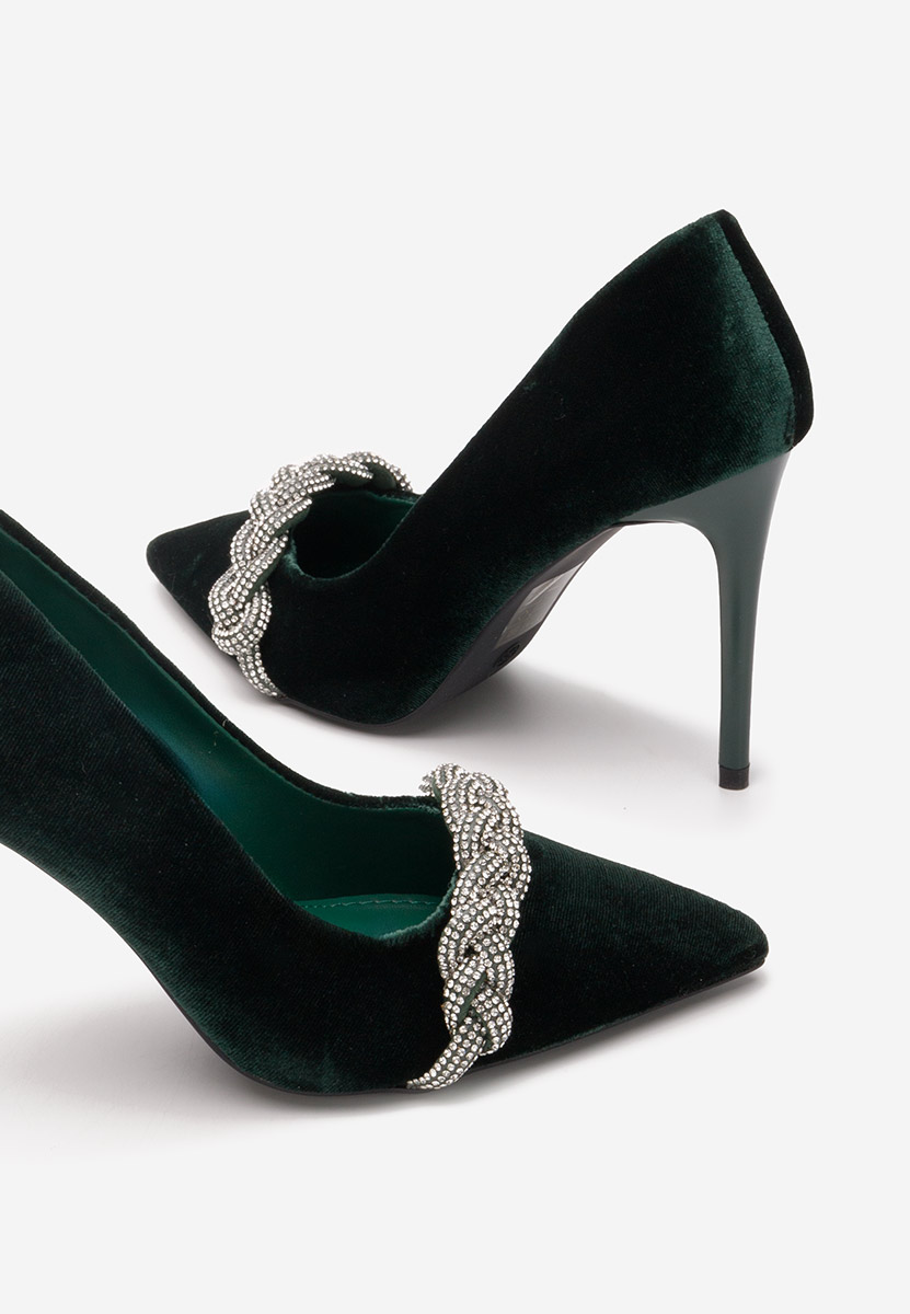 Дамски обувки Areya зелен