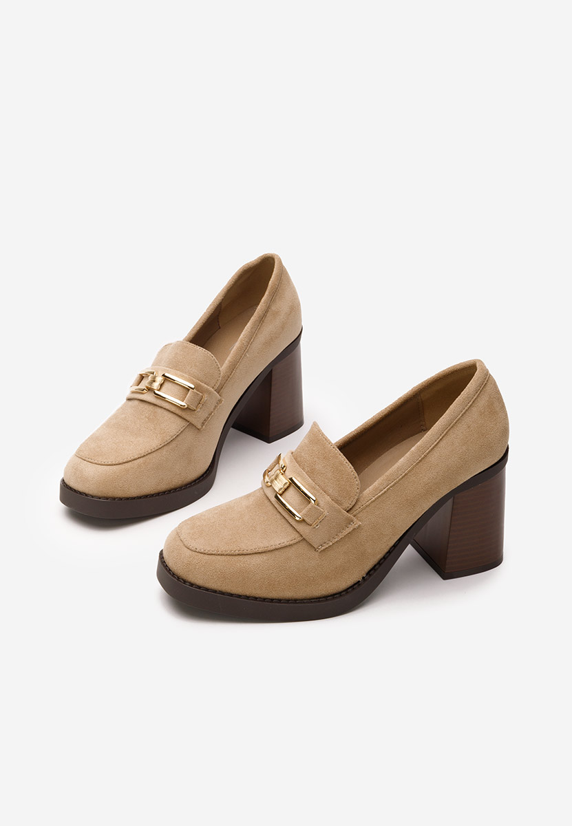 Дамски loafers Akera каки