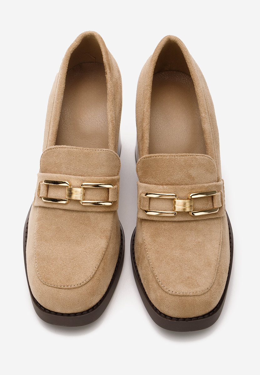 Дамски loafers Akera каки