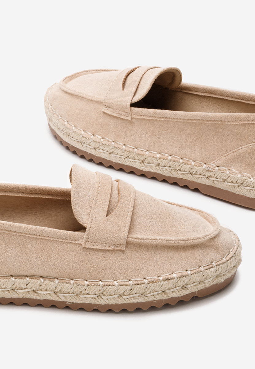 Дамски мокасини Elanore телесен цвят