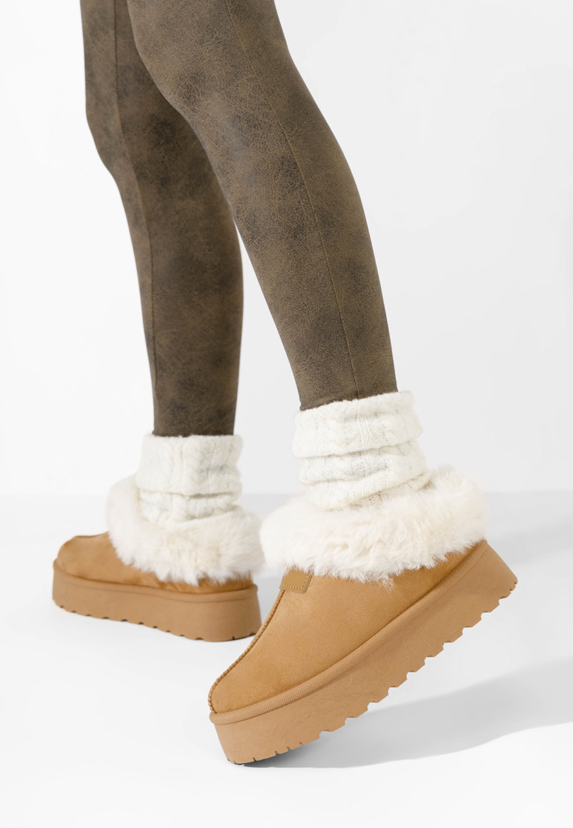 Обувки на платформа Dorthea камел