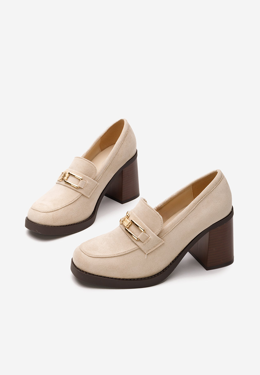 Дамски loafers Akera бежов