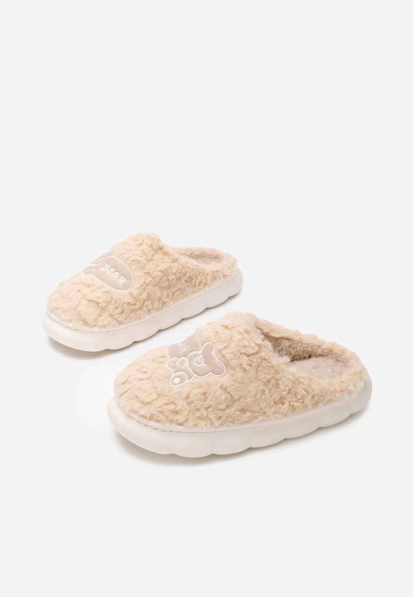 Дамски чехли Tiena бежов