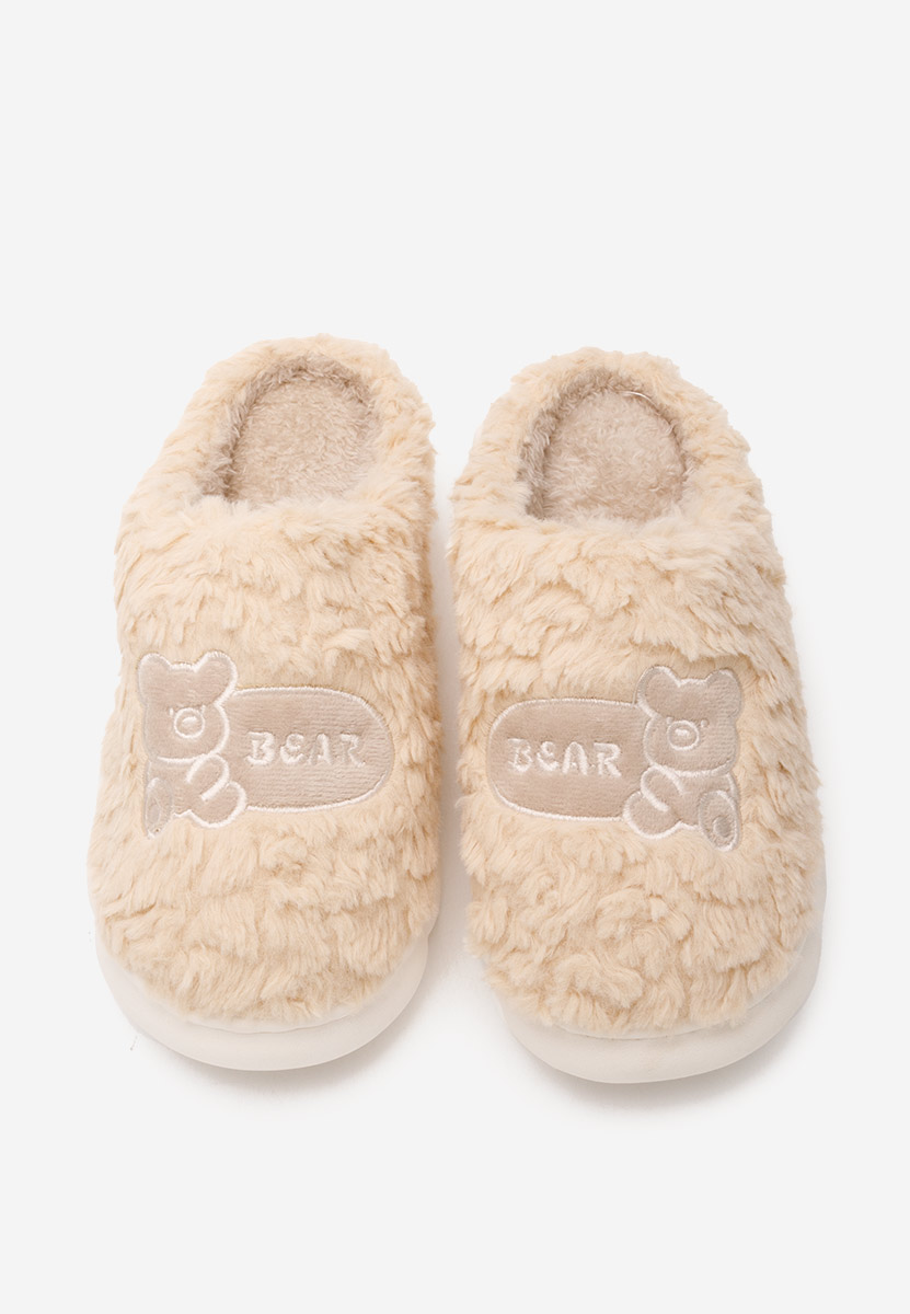 Дамски чехли Tiena бежов