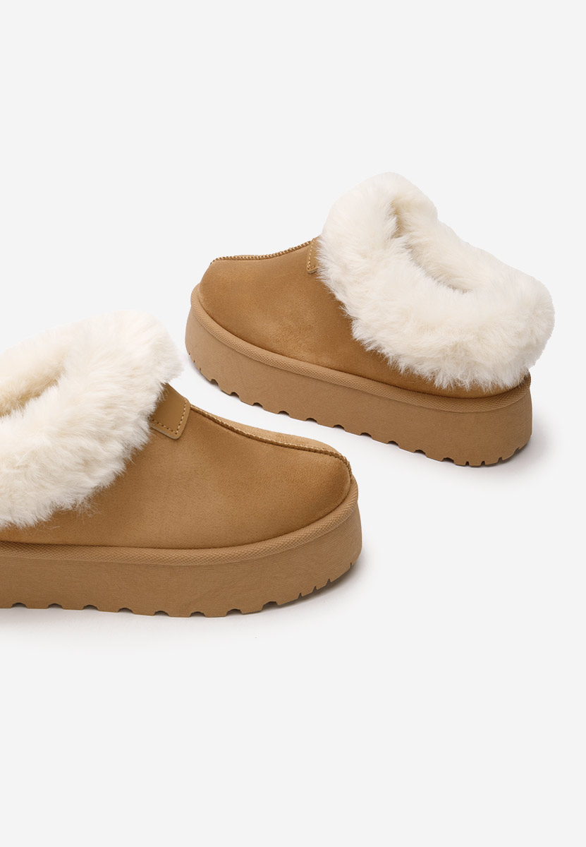 Обувки на платформа Dorthea камел