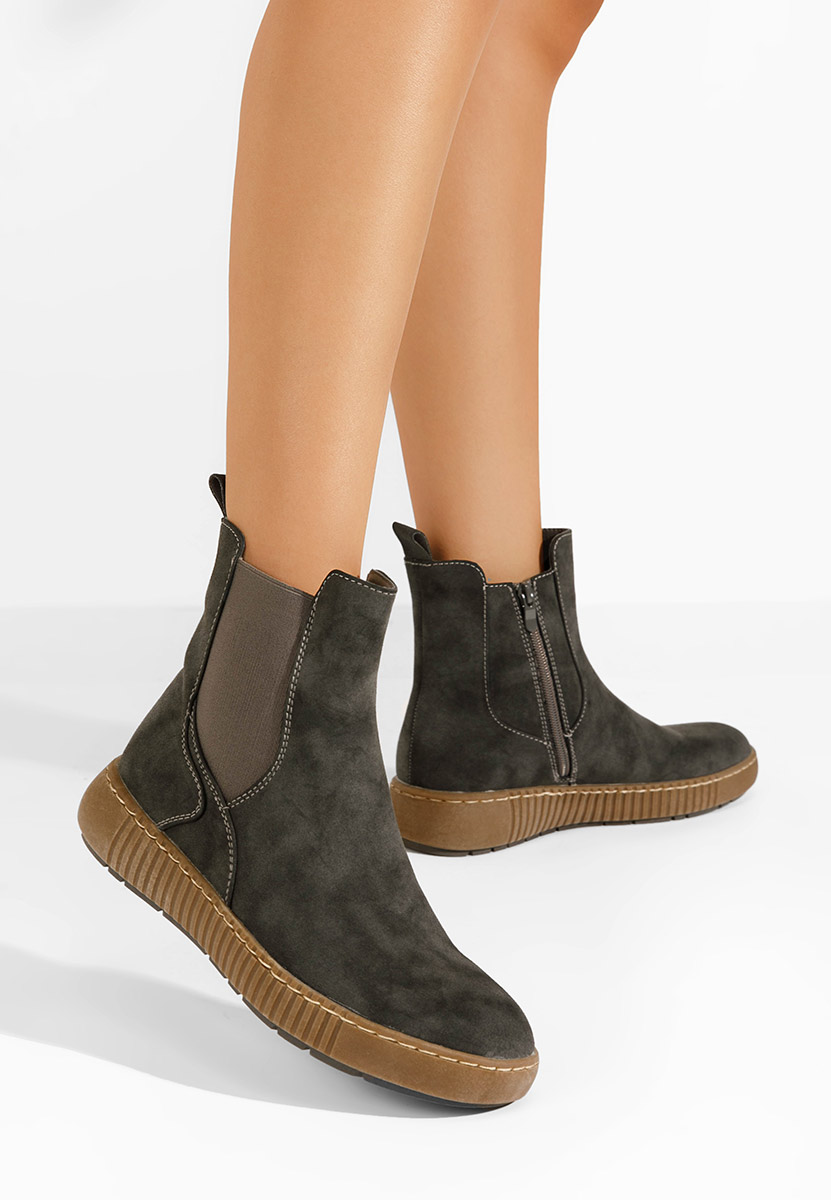 Дамски боти Sheela сив