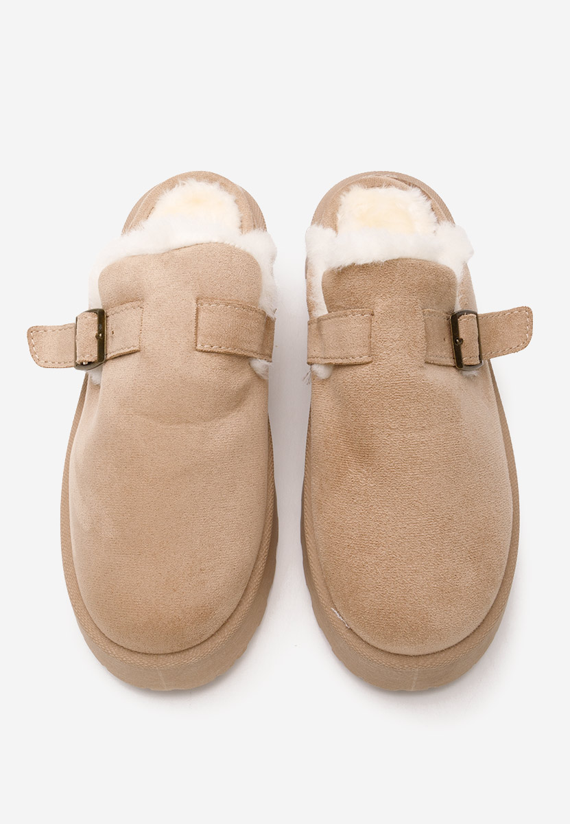 дамски домашни чехли Aselda каки