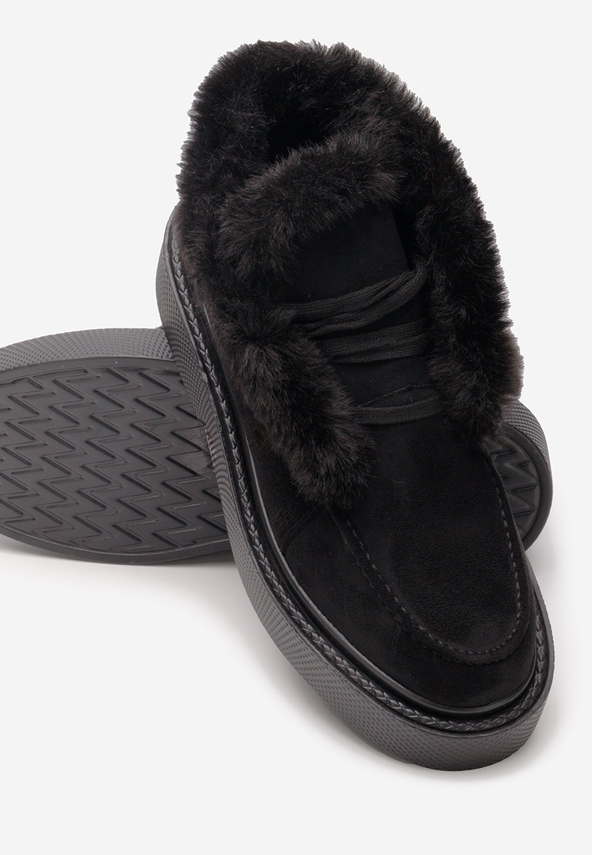 Зимни дамски Ботинки Hazey черен