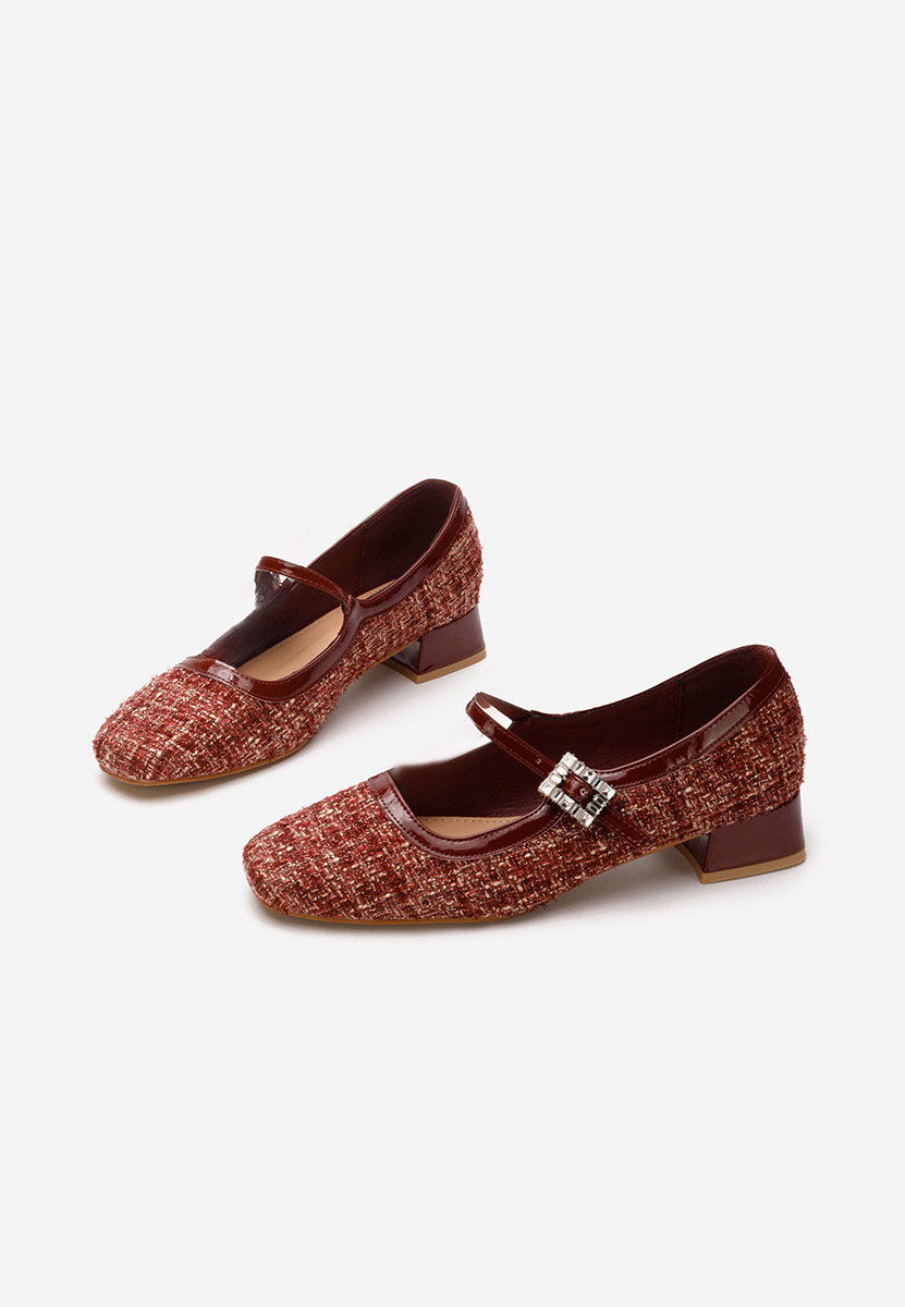 Oбувки на нисък ток Milina червен