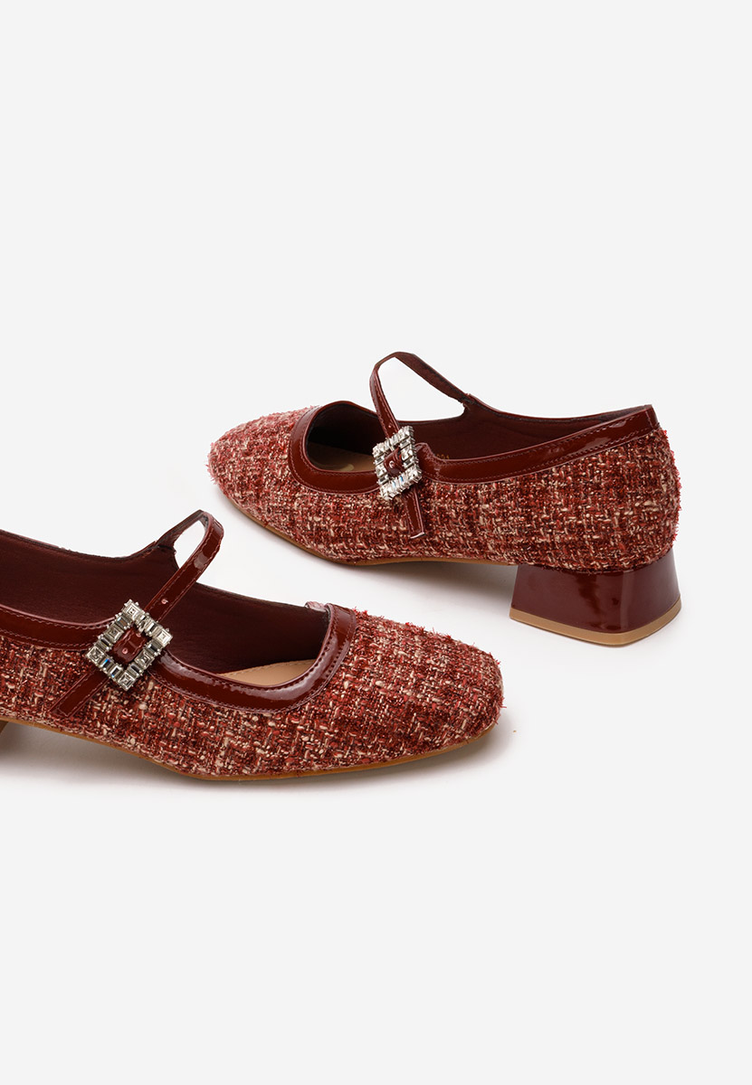 Oбувки на нисък ток Milina червен