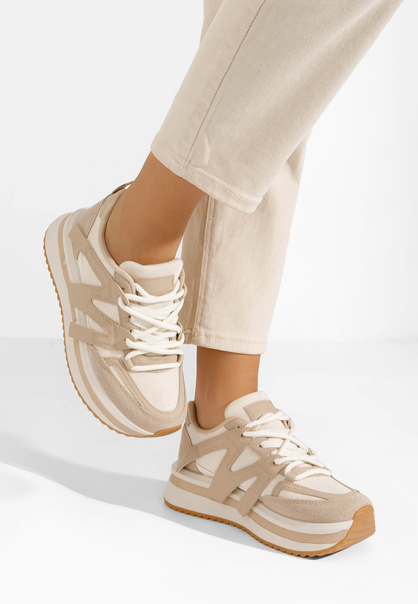 Cникърси на платформа Pannyssa каки