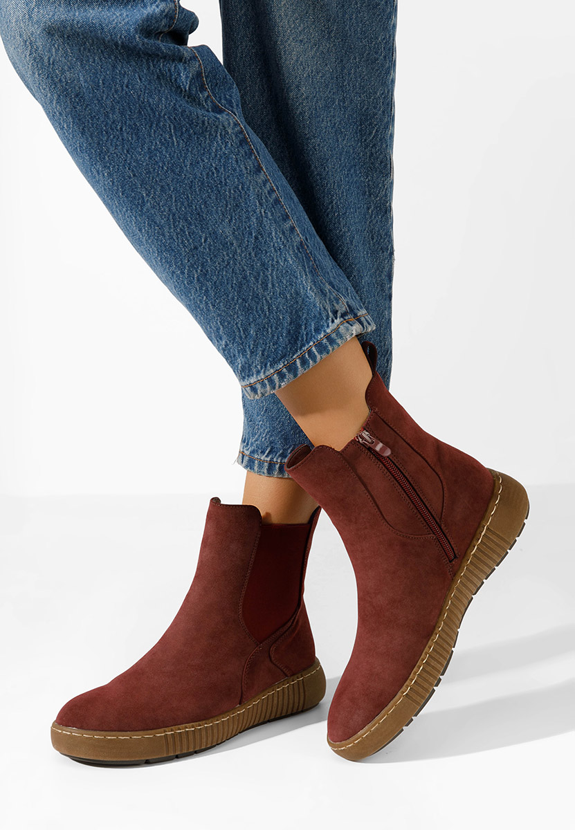 Дамски боти Sheela червен