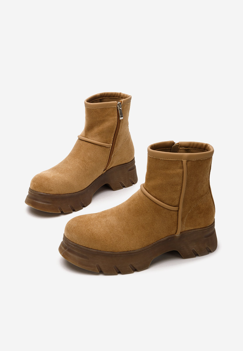 Дамски боти Garonna кафяв