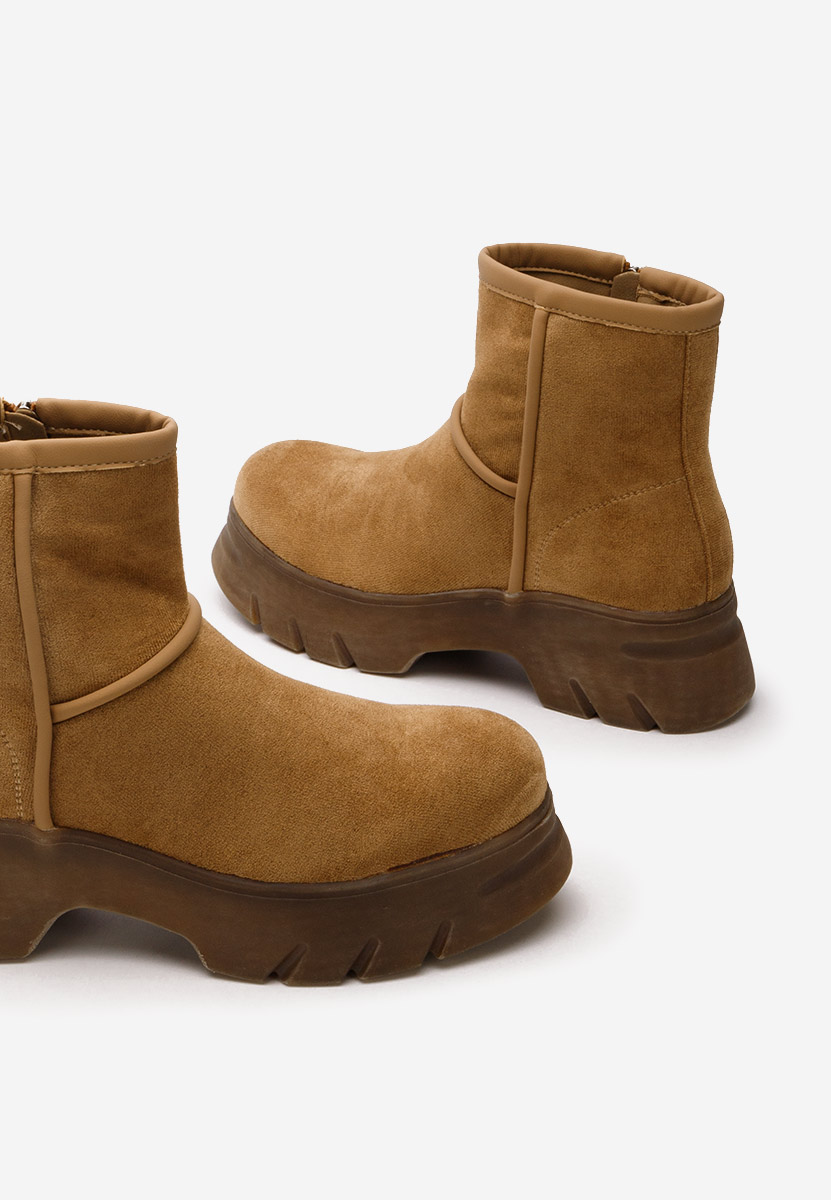 Дамски боти Garonna кафяв