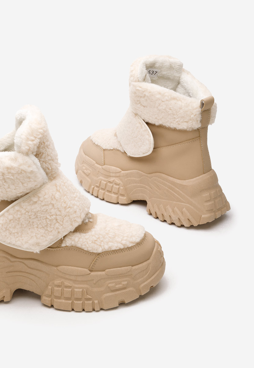 Дамски Зимни маратонки Comino каки