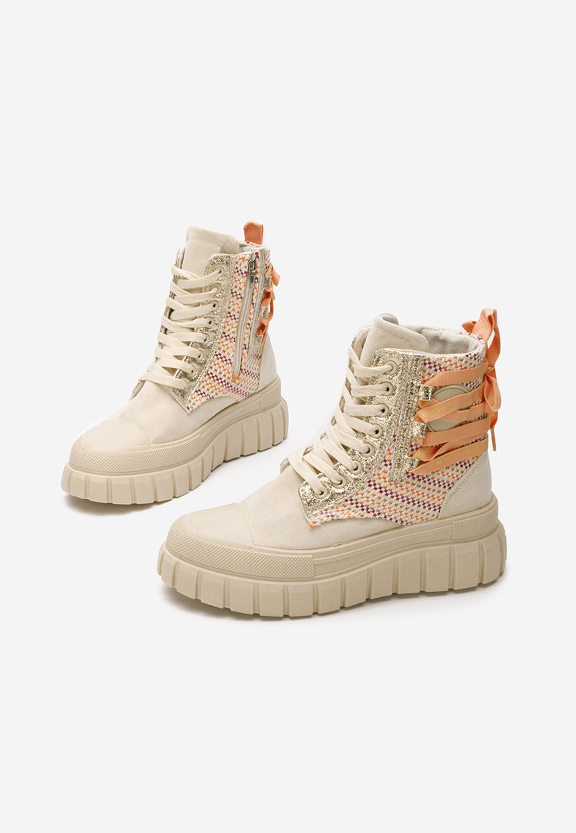 Дамски боти Brenia бежов