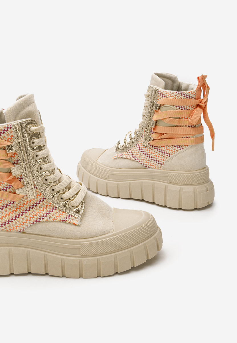 Дамски боти Brenia бежов