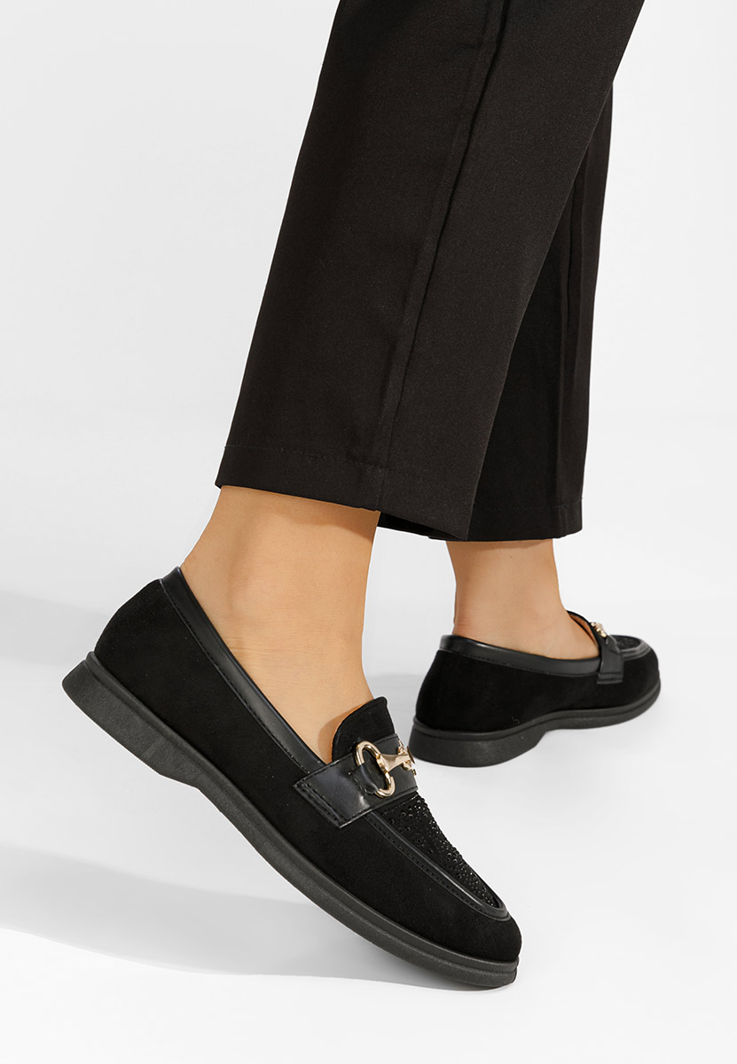 Дамски loafer Adesa черни