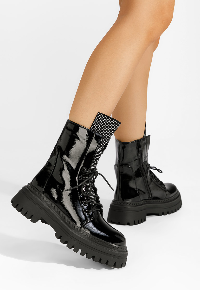 Дамски Ботинки Siennara черни