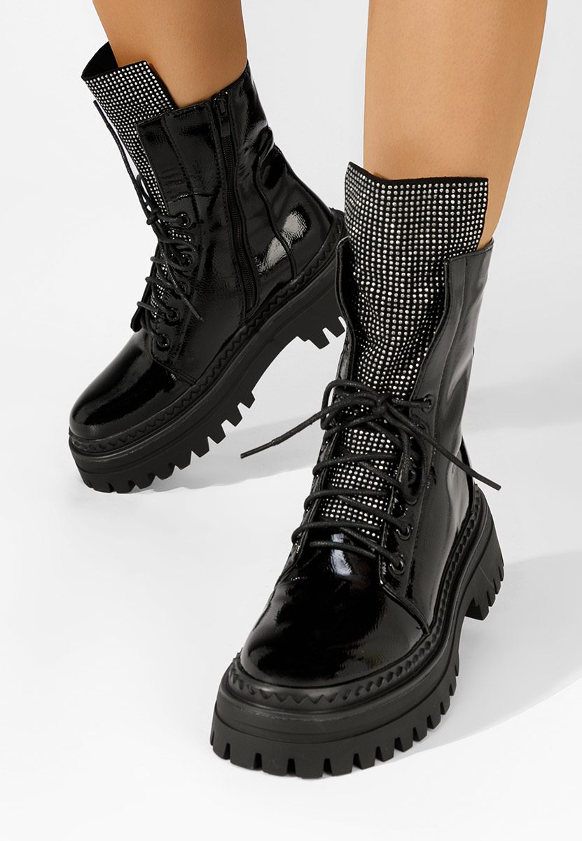 Дамски Ботинки Siennara черни