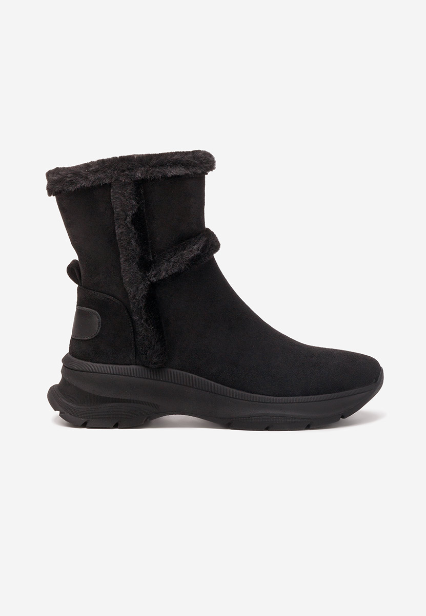 Зимни дамски Ботинки Overall черен