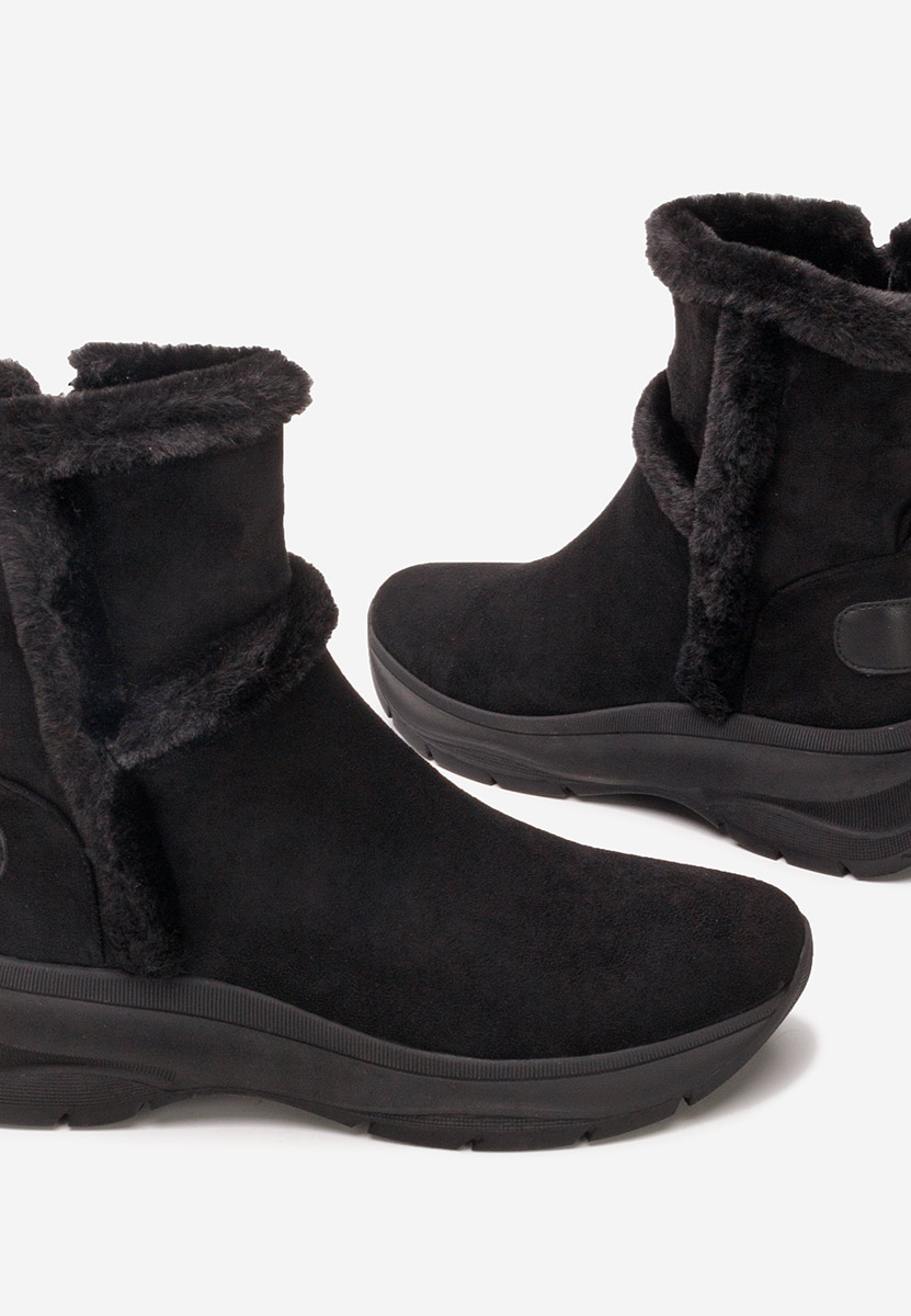 Зимни дамски Ботинки Overall черен