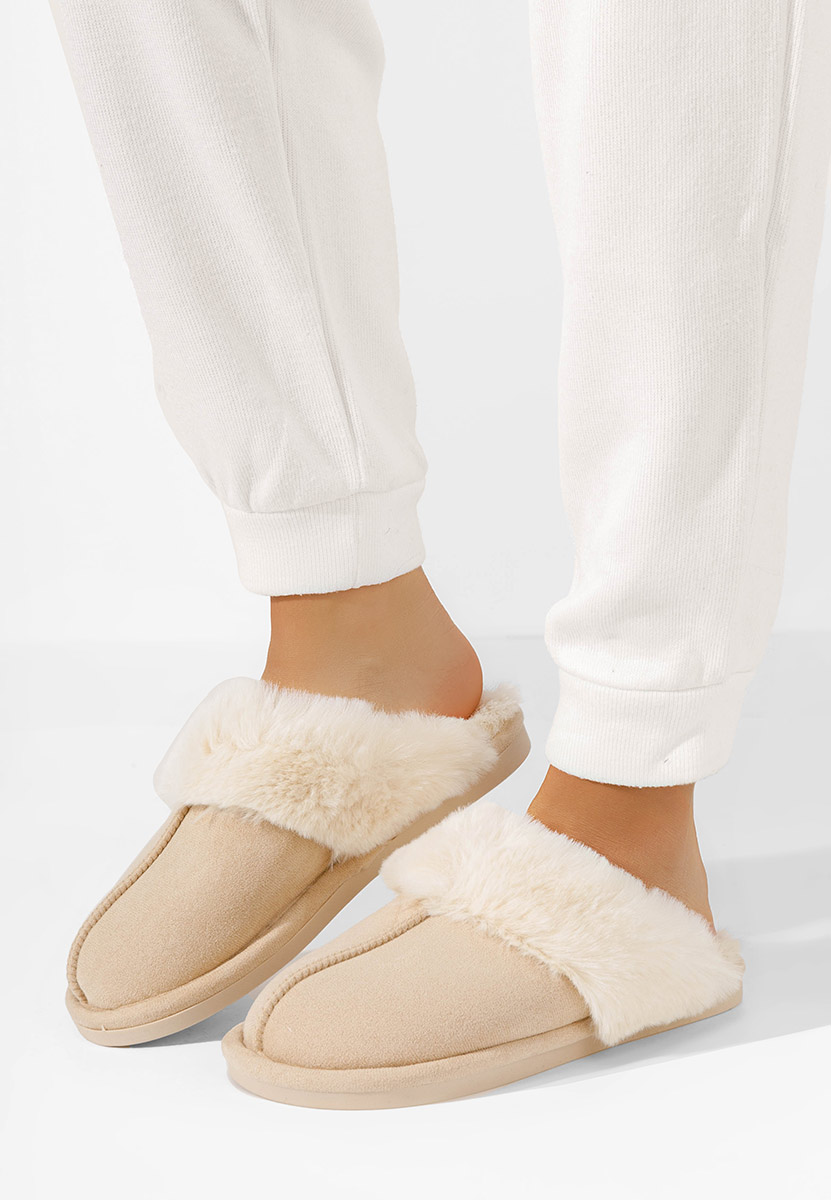 дамски домашни чехли Arielle бежов