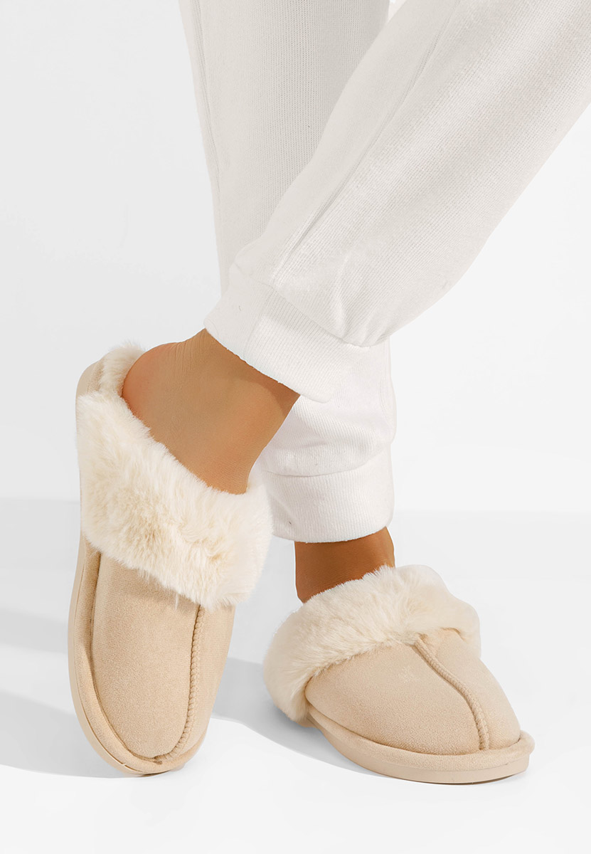 дамски домашни чехли Arielle бежов