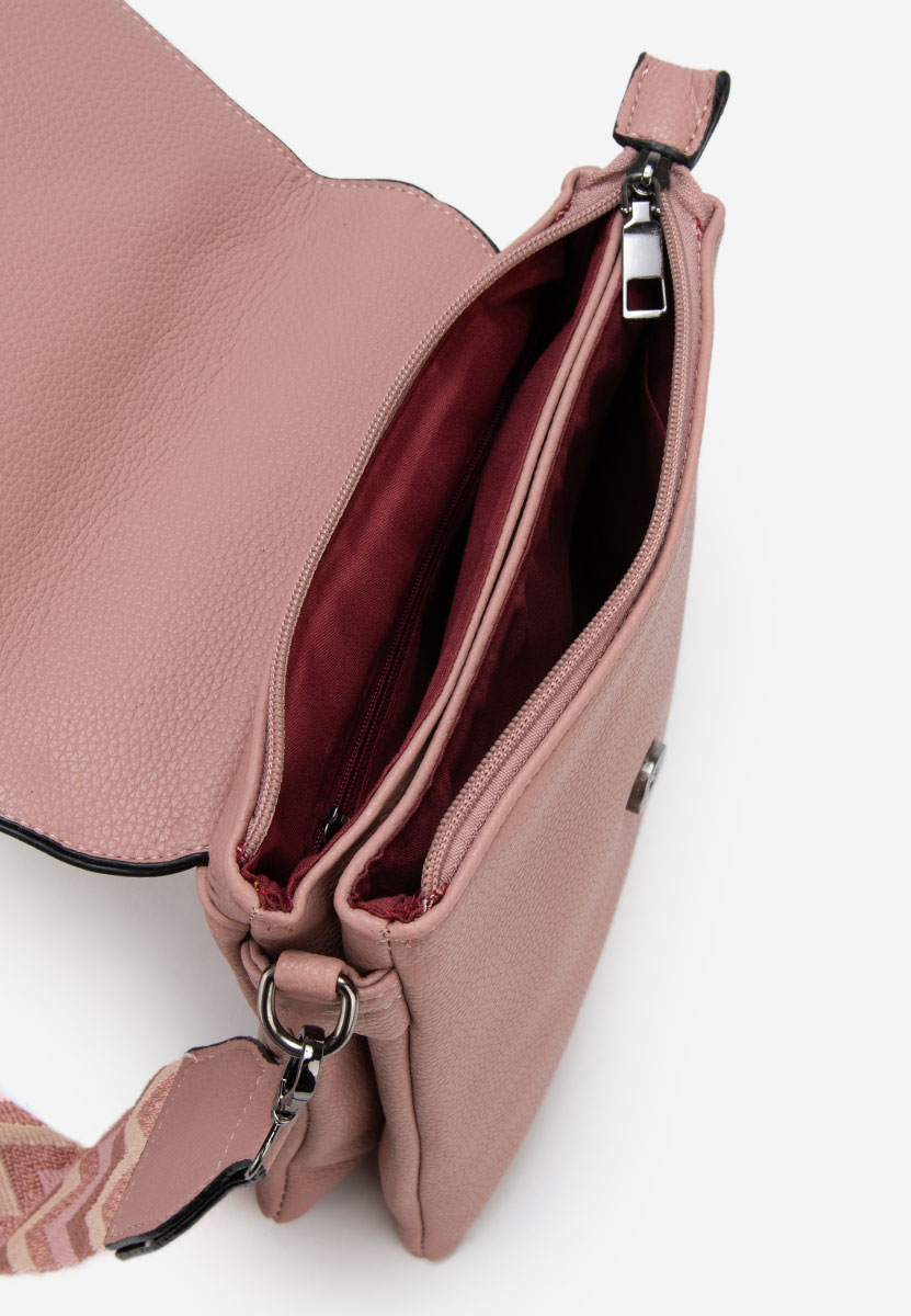 чанта за рамо Esterlynn розова