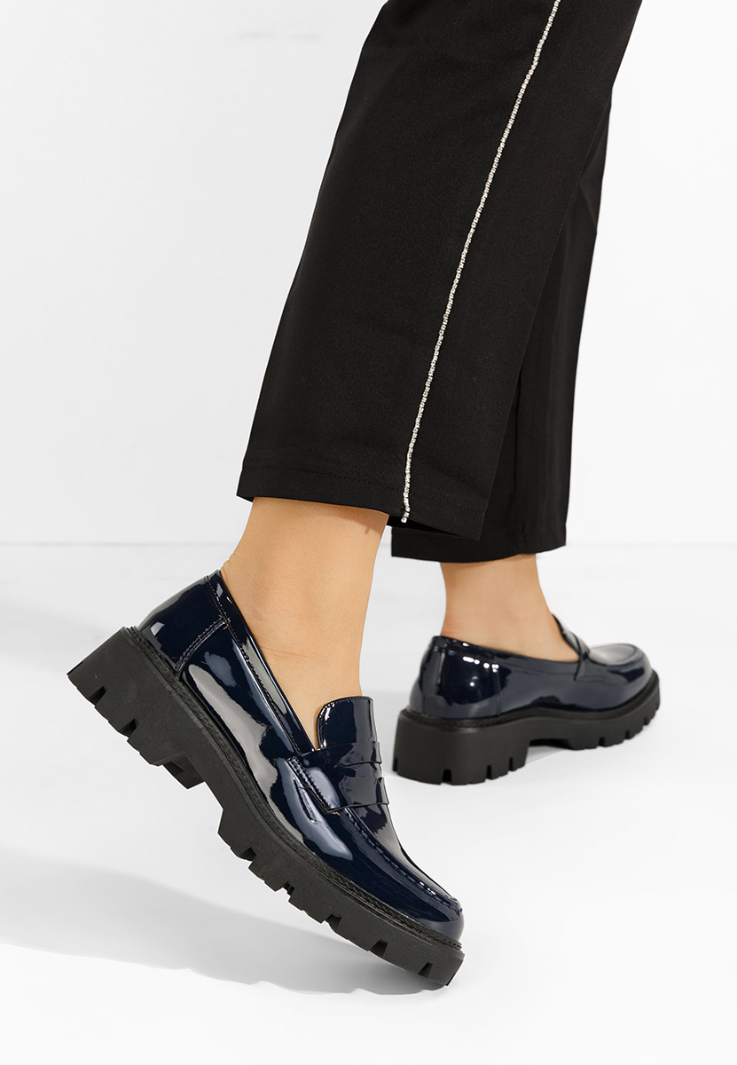 Дамски мокасини Zampa военно син