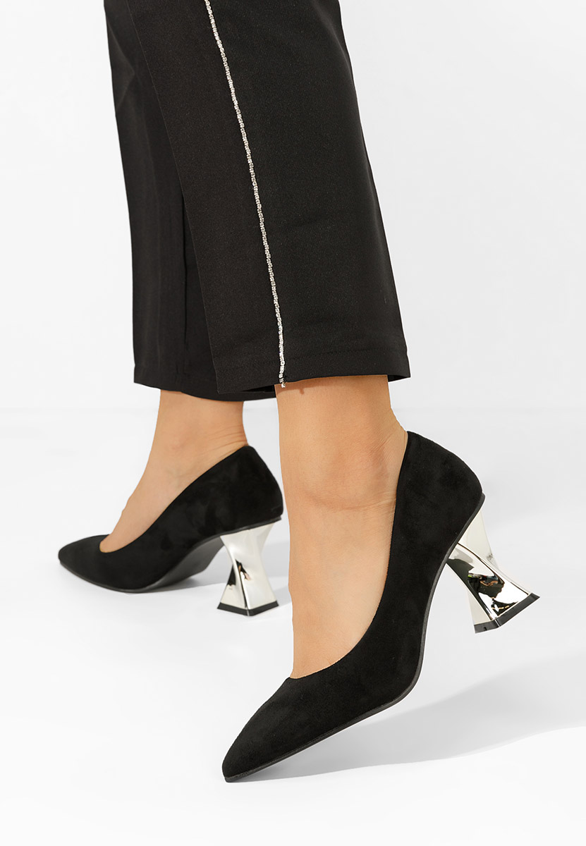 Oбувки на ток Rociana черни