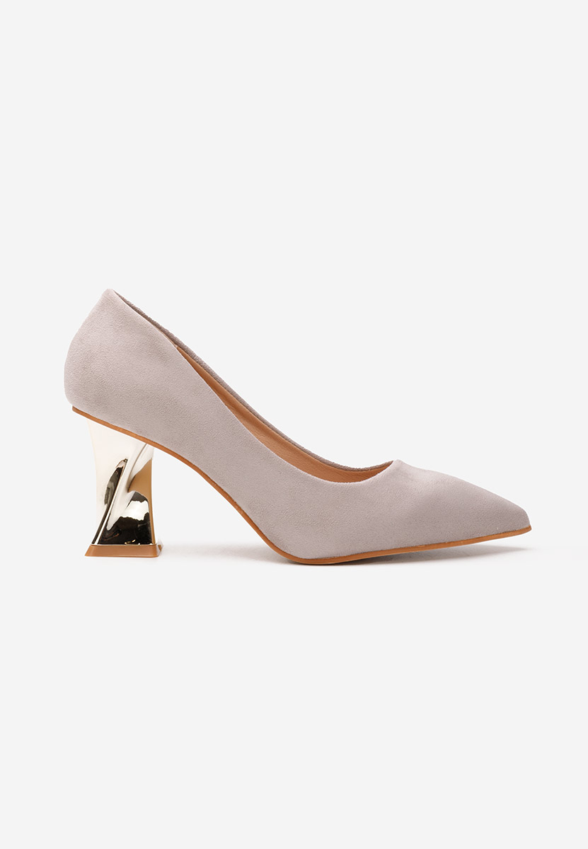 Oбувки на ток Rociana сив