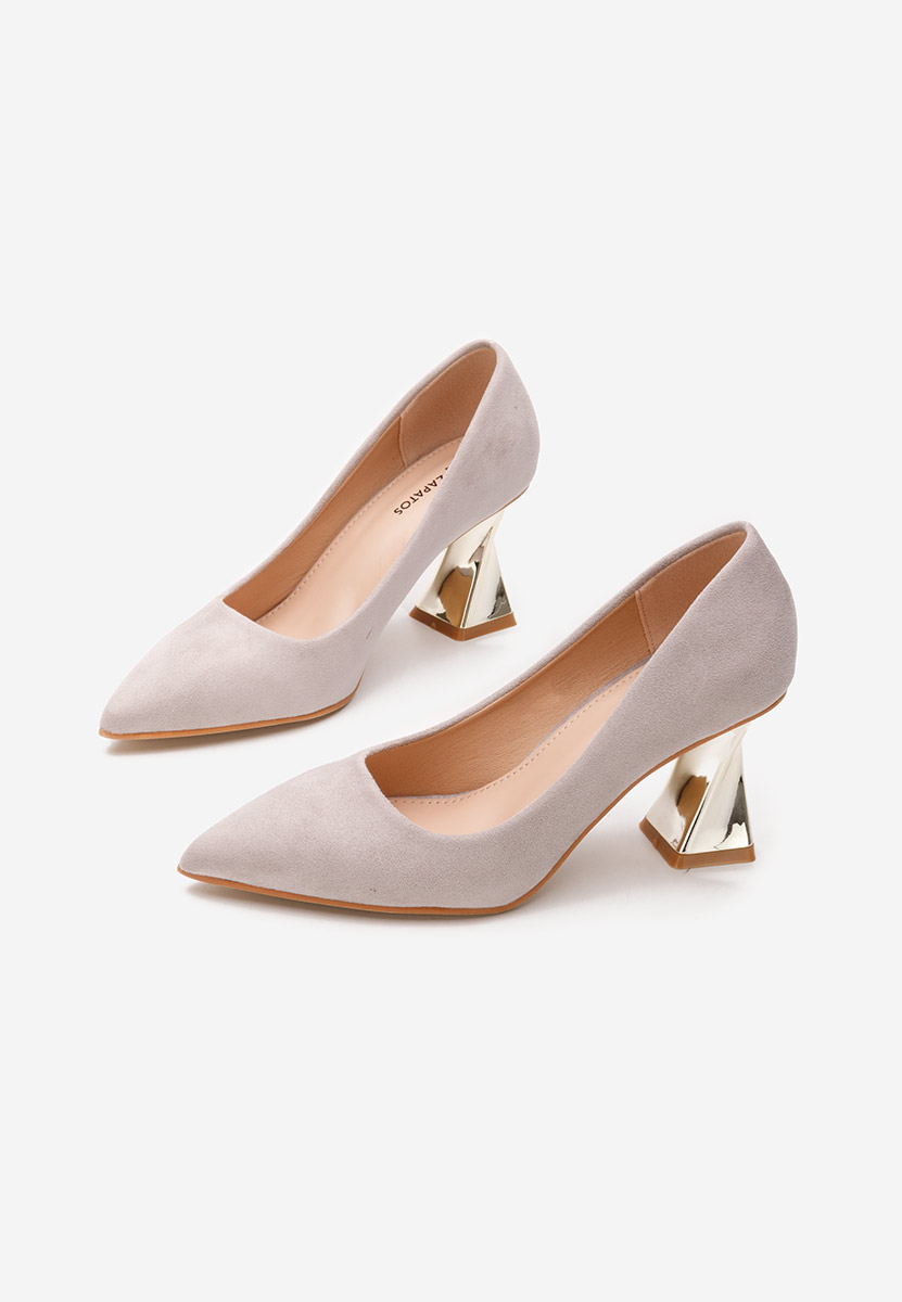 Oбувки на ток Rociana сив