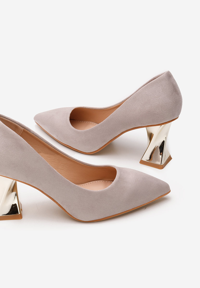 Oбувки на ток Rociana сив