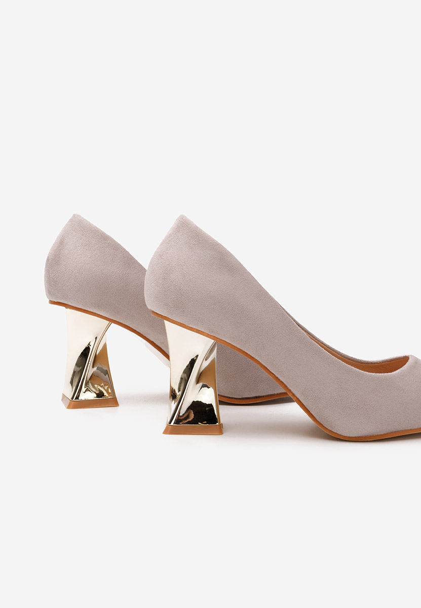 Oбувки на ток Rociana сив