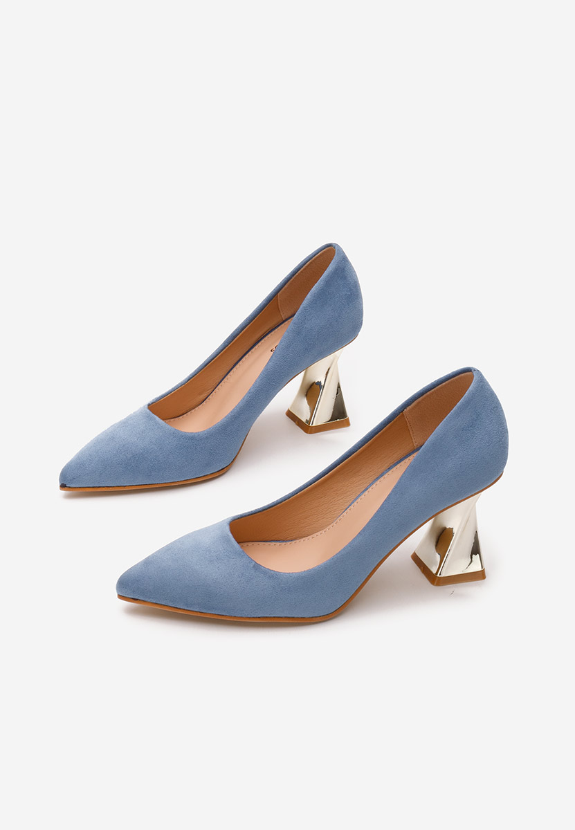 Oбувки на ток Rociana син