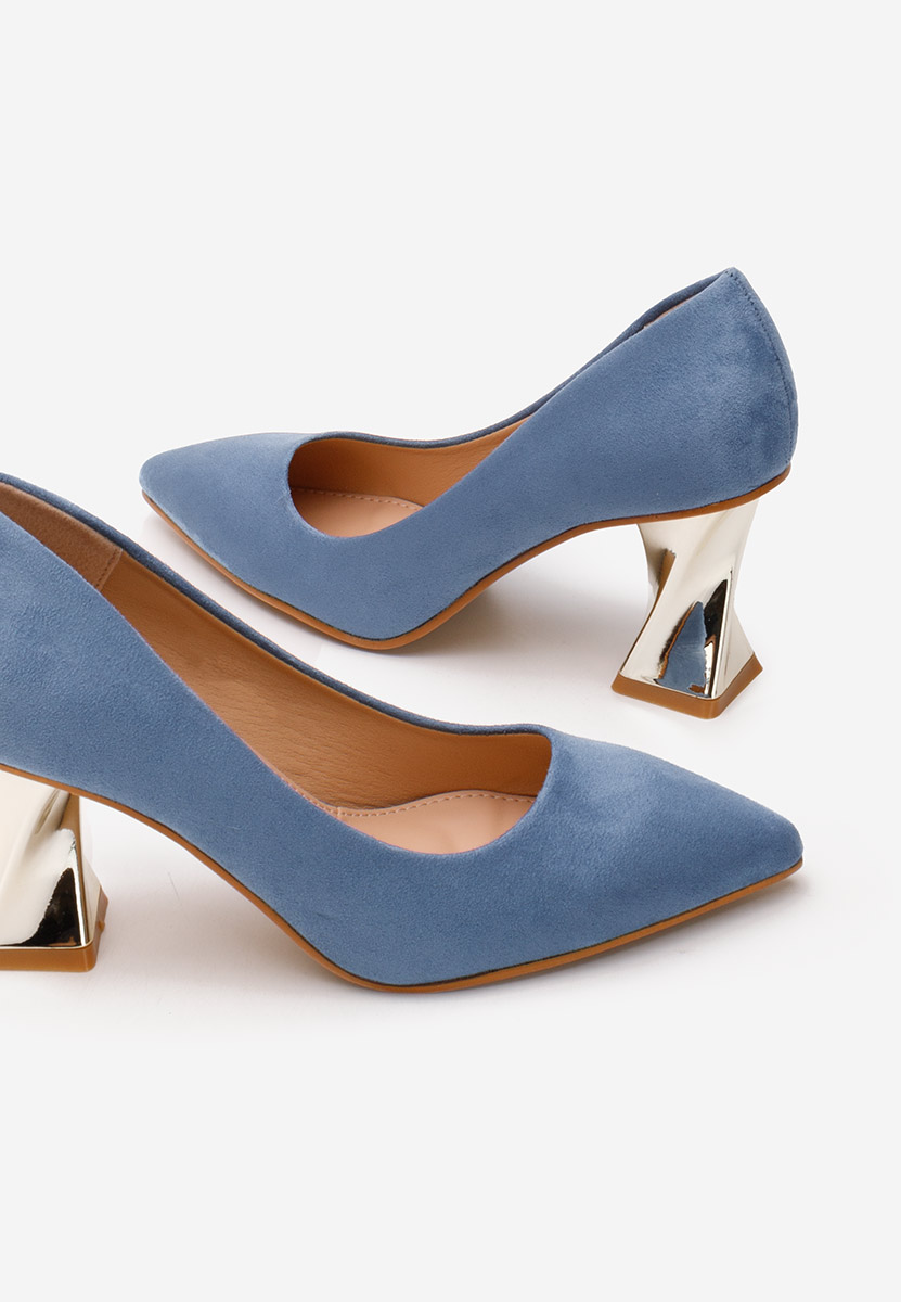 Oбувки на ток Rociana син