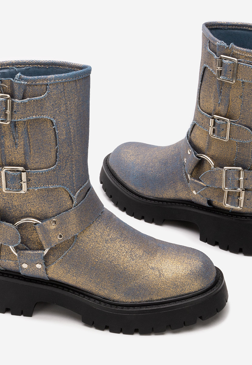 Дамски ботуши Jesica златен