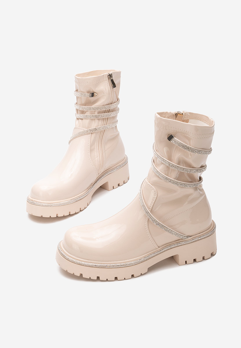 Дамски боти Catina бежов