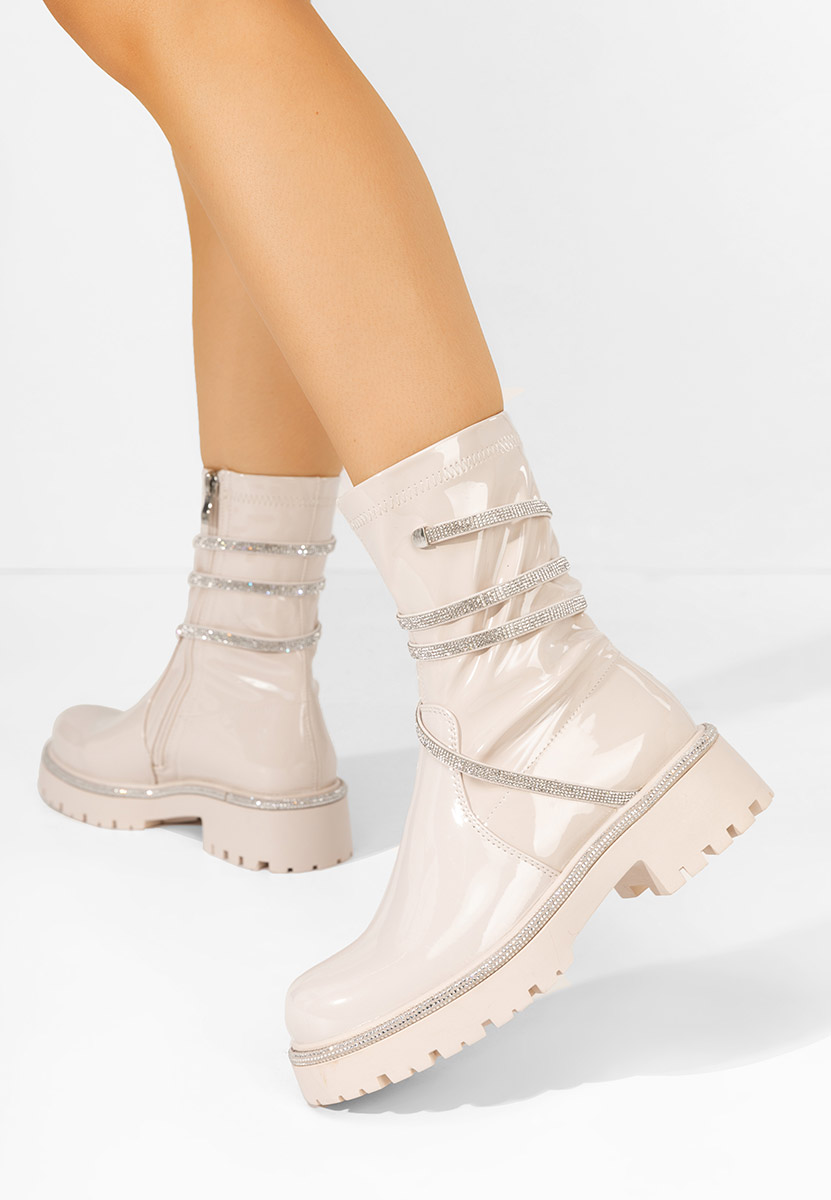 Дамски боти Catina бежов