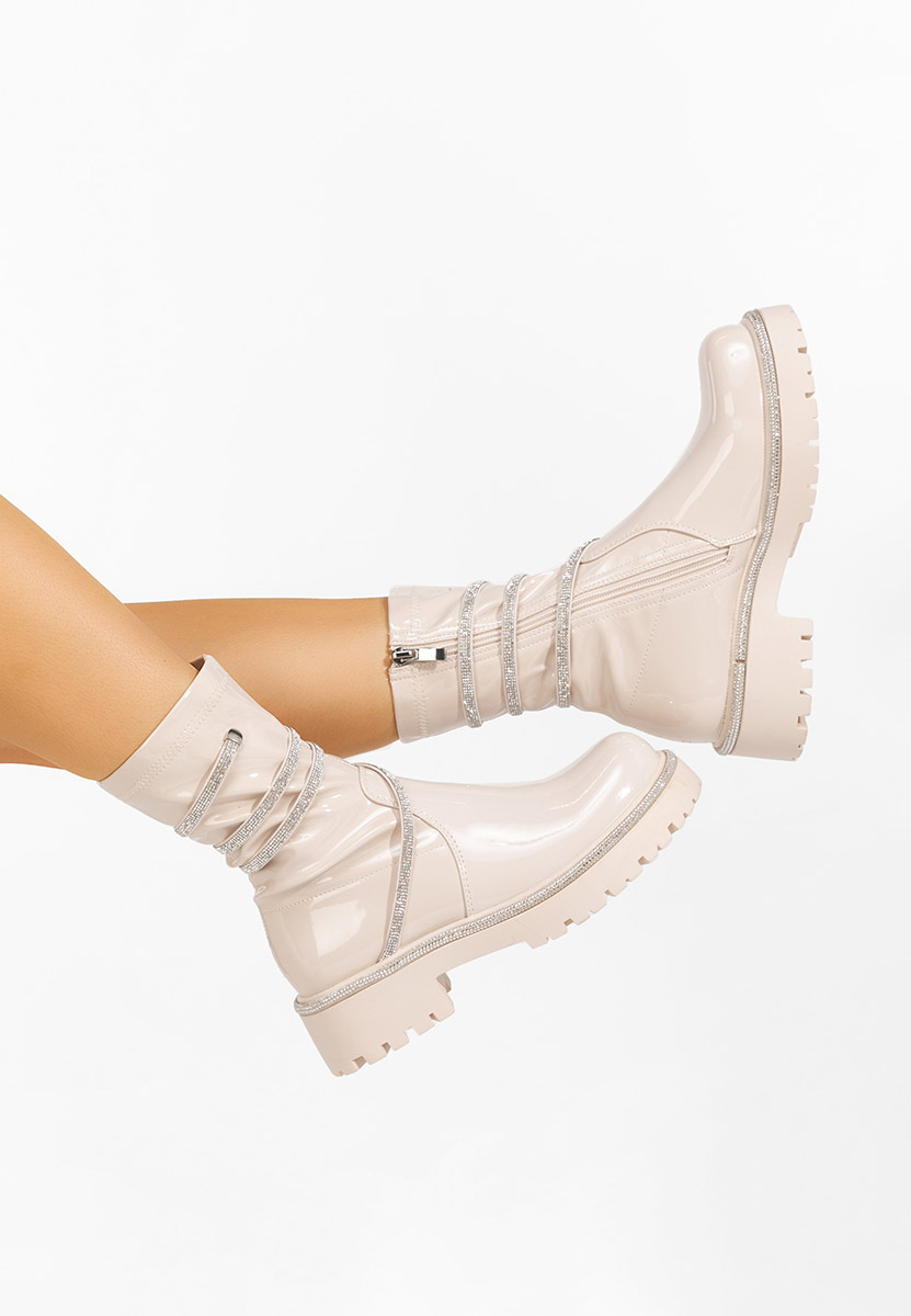 Дамски боти Catina бежов