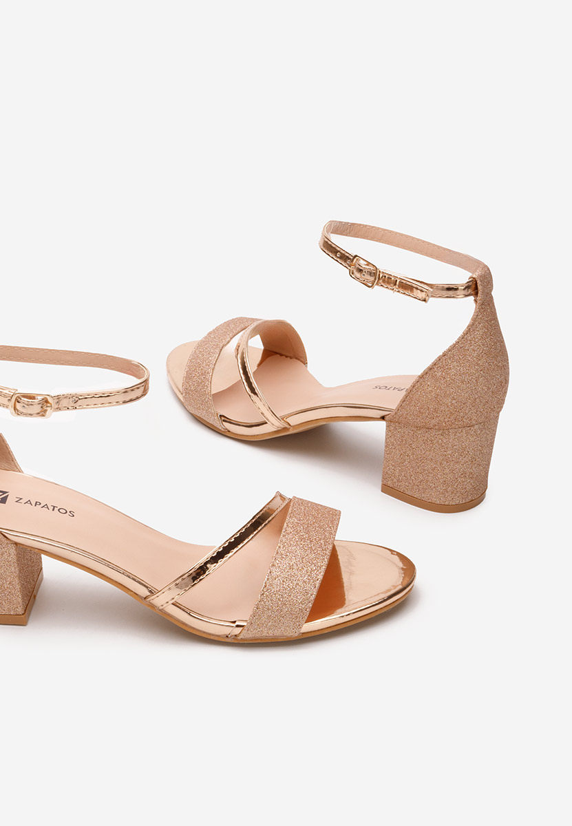 Елегантни сандали Malena V4 шампанско